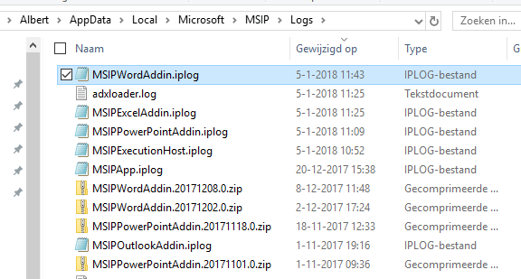 AIP logs