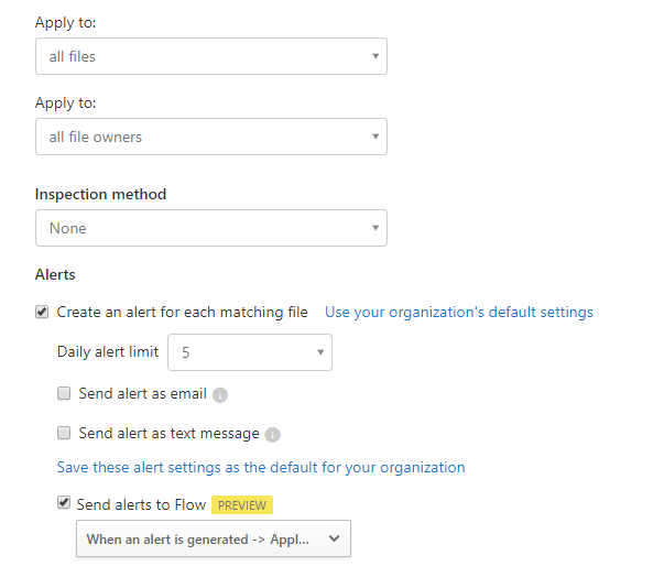 Flow and MCAS working together – Information security and compliance